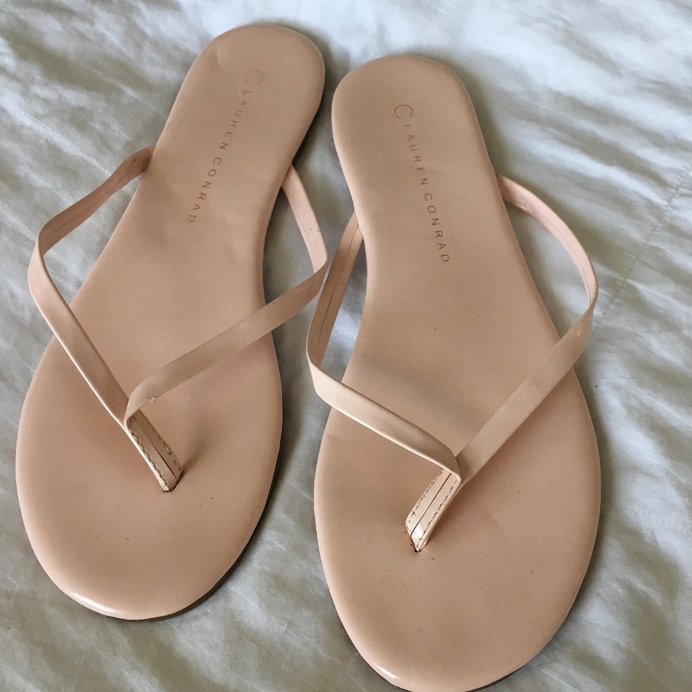 Lauren Conrad Nude Sandals